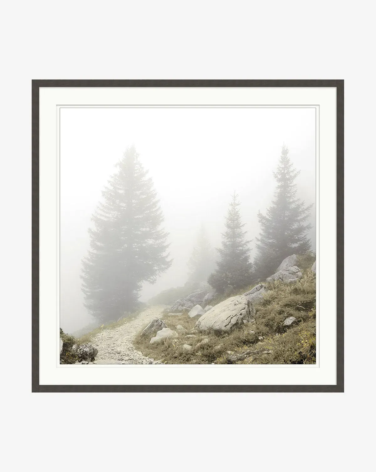 Foggy Mountain I Framed Giclee Print - Black product