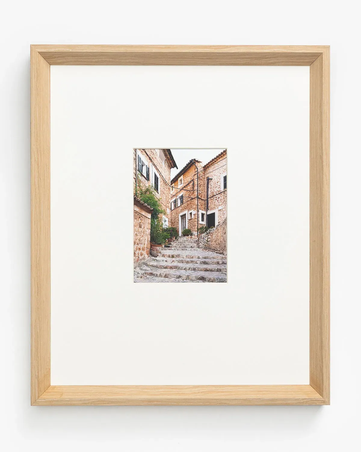 Fornalutx Framed Photographic Print - Natural Wood product