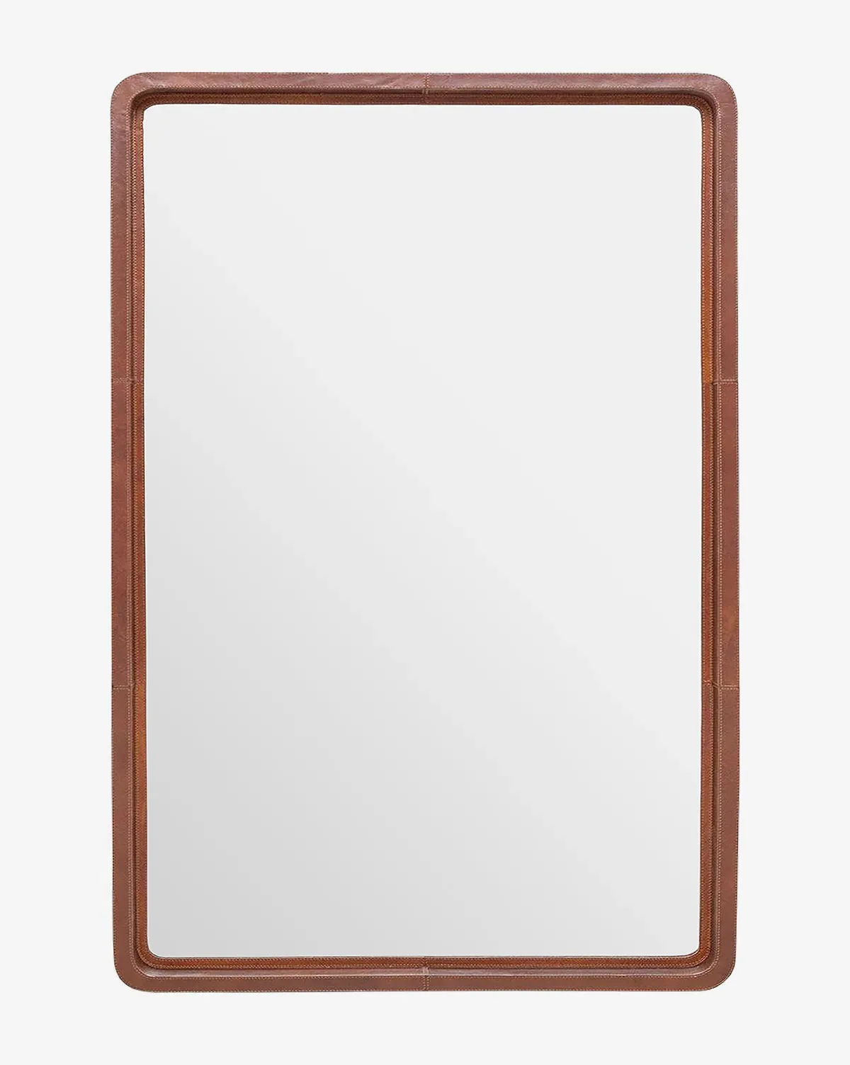 Franklin Small Mirror - Tobacco, Full Grain Leather product