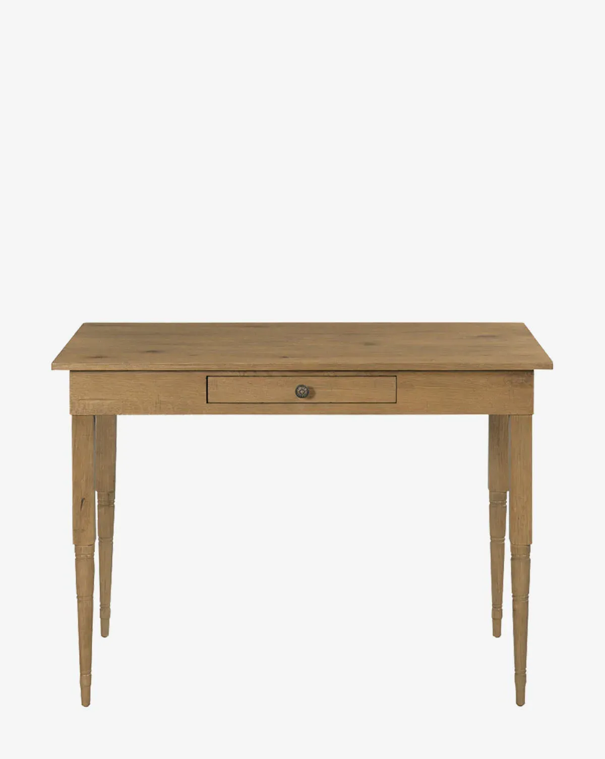 Frederick Old World Desk with Drawer - Natural, Solid Oak product