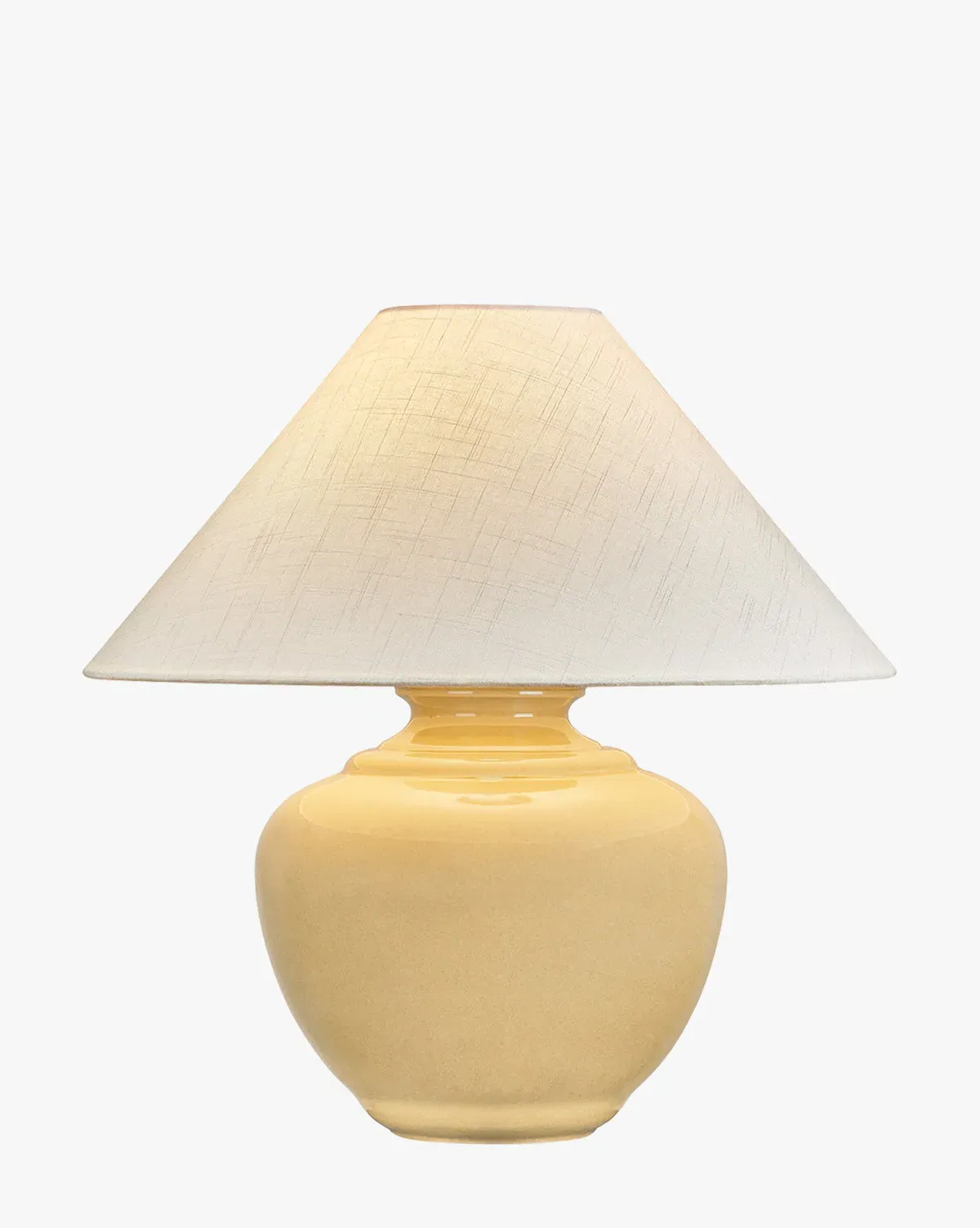French Ridge Table Lamp - Ceramic, Linen product