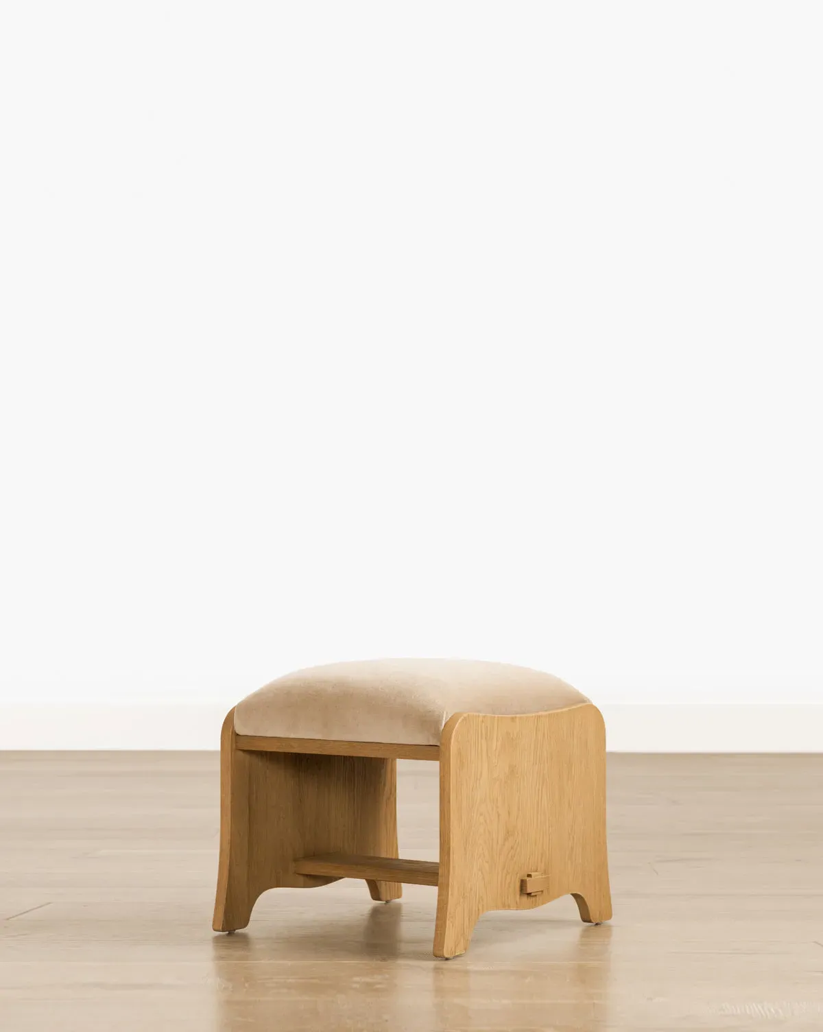 Gable Ottoman - Fawn, Velvet product