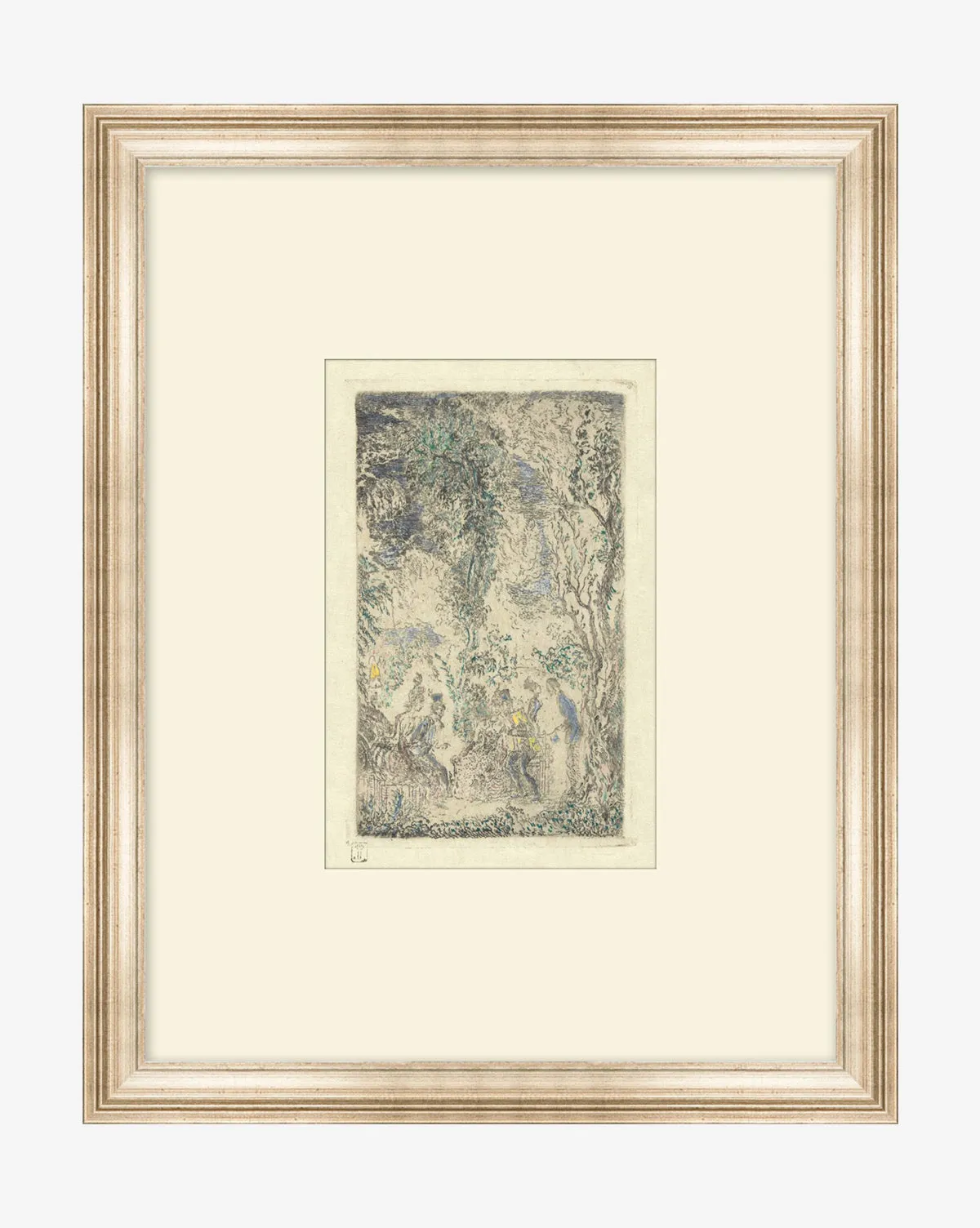 Garden Party Gallery Framed Giclee Print - Silver product
