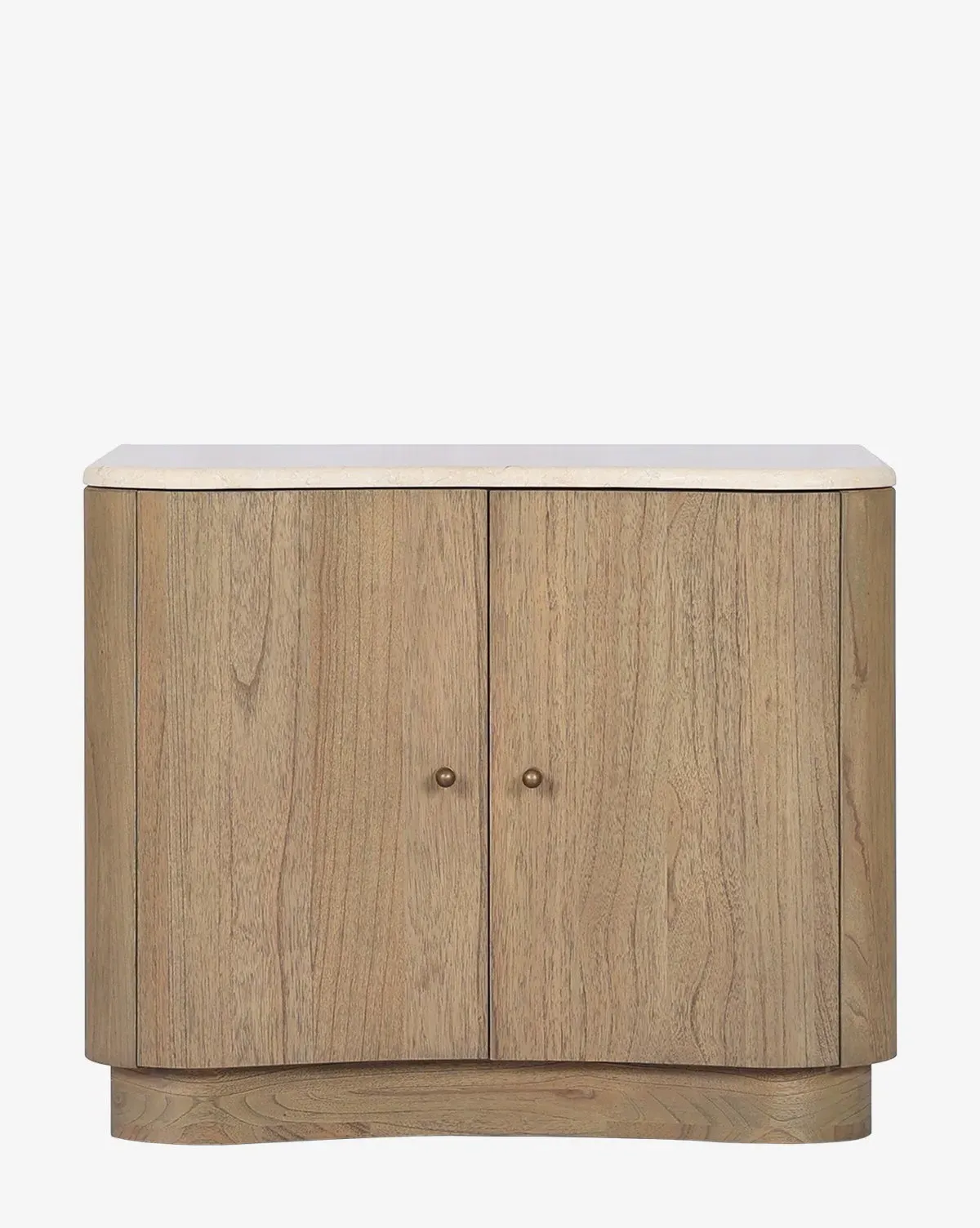 Gatlin Nightstand with Storage - Marble, Mindi Wood product