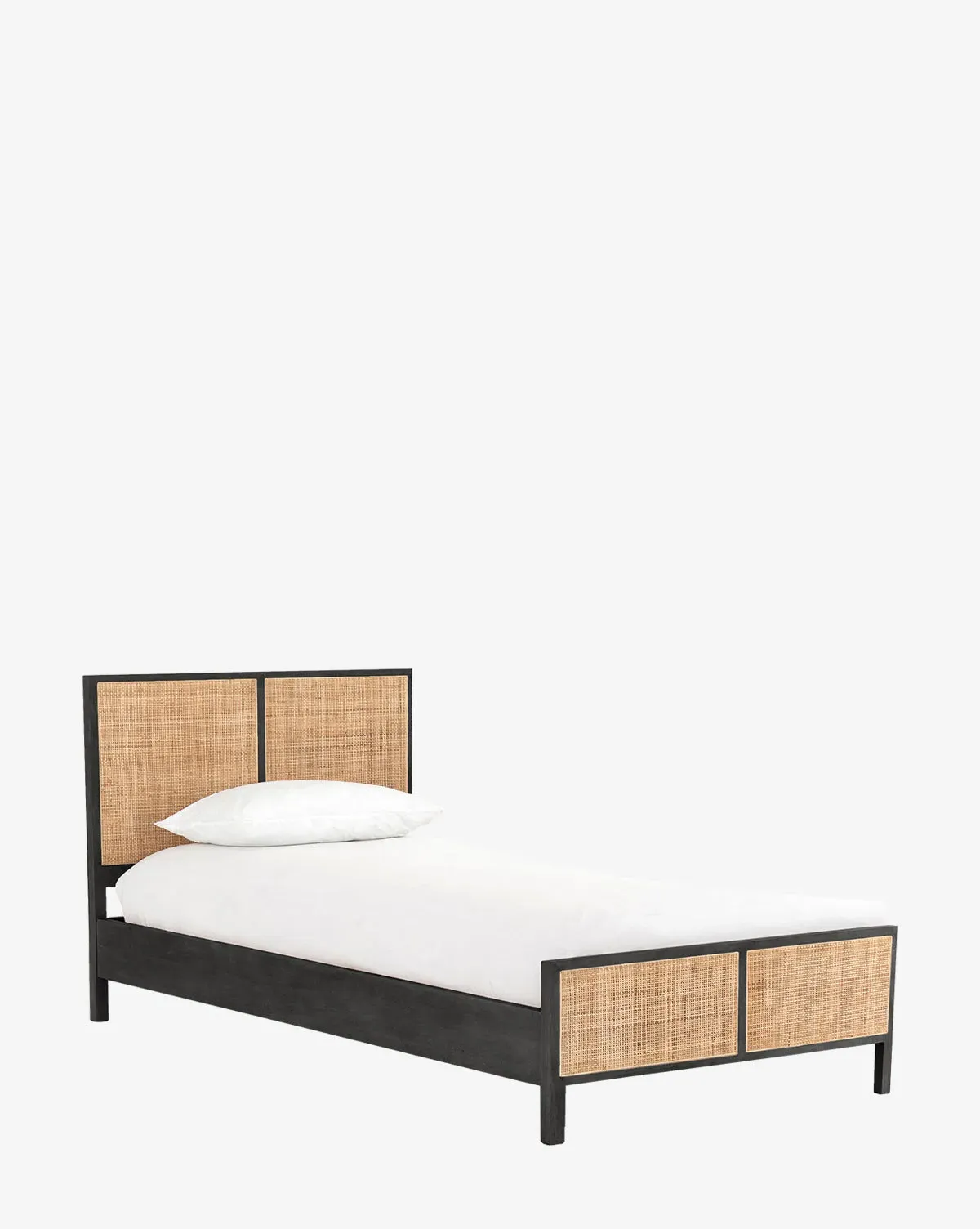 Geddes Twin Bed Frame - Black, Cane product