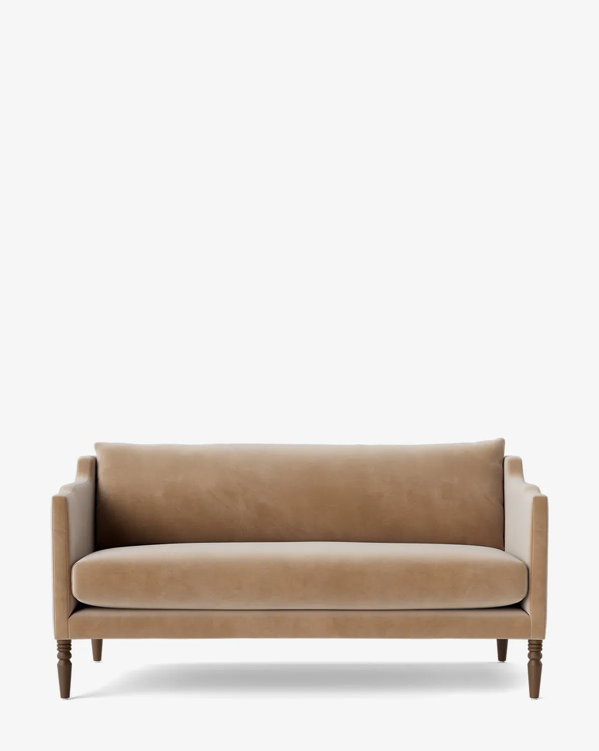 Gemma 2-Seater Settee - Fawn, Velvet product