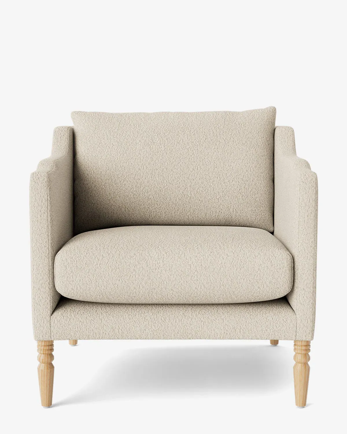 Gemma Lounge Chair - Beige, Teddy Bear Boucle product