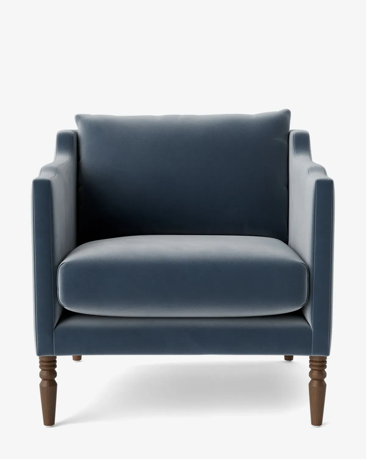 Gemma Lounge Chair - Chestnut, Velvet product