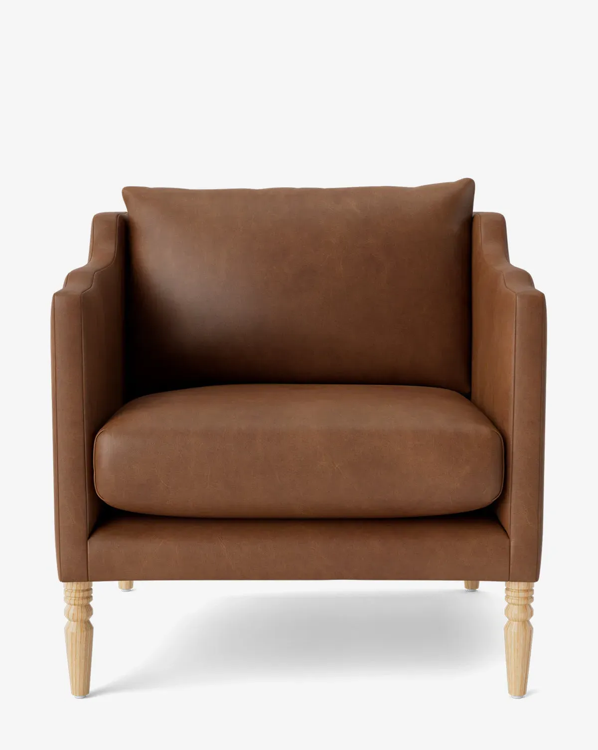 Gemma Lounge Chair - Cognac Leather, Oak product