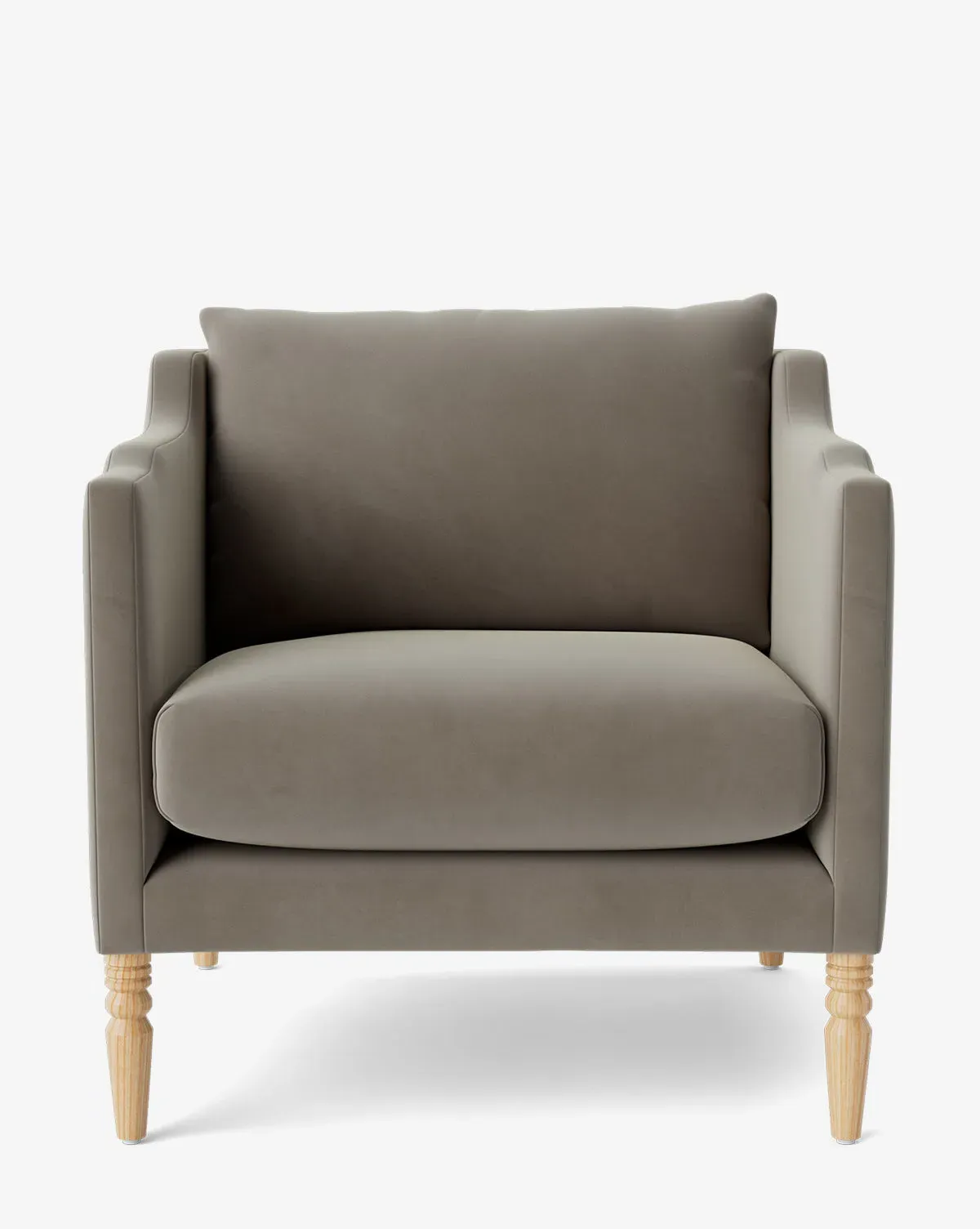 Gemma Lounge Chair - Dovetail Velvet, Oak product