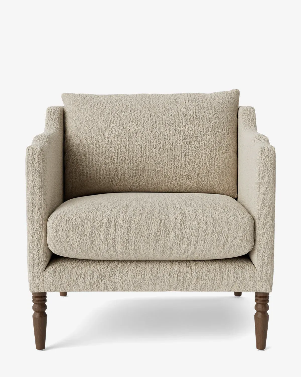 Gemma Lounge Chair - Flax Boucle, Chestnut product