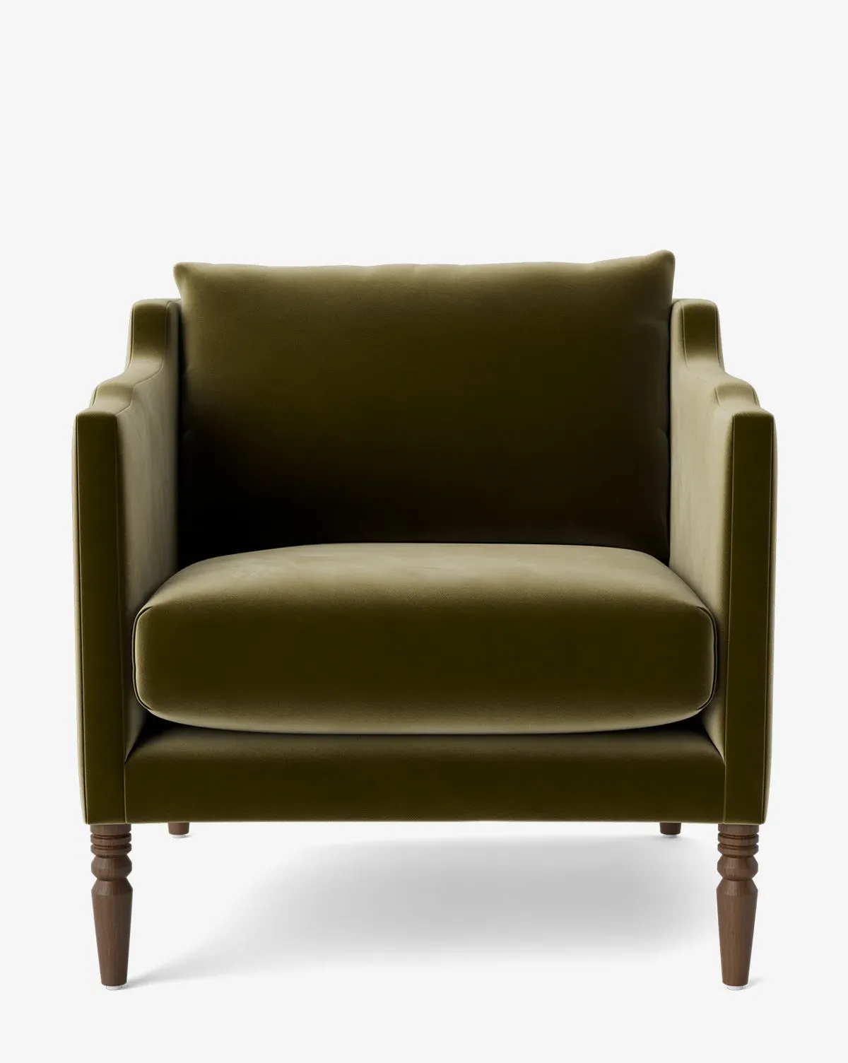 Gemma Lounge Chair - Olive, Velvet product