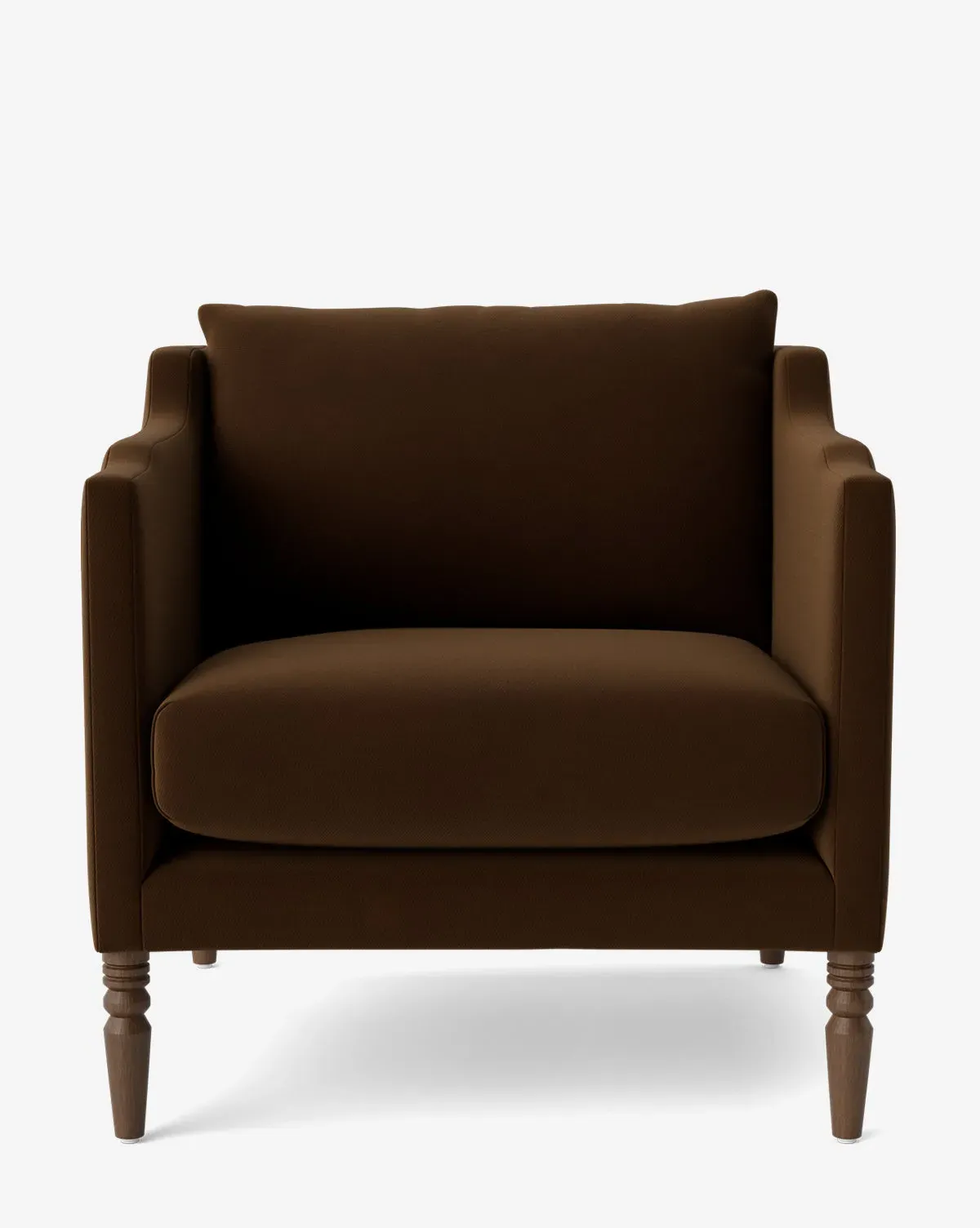Gemma Lounge Chair - Praline Chestnut, Velvet product