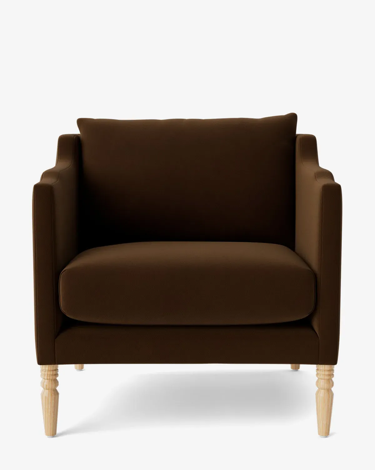 Gemma Lounge Chair - Praline Velvet, Oak product