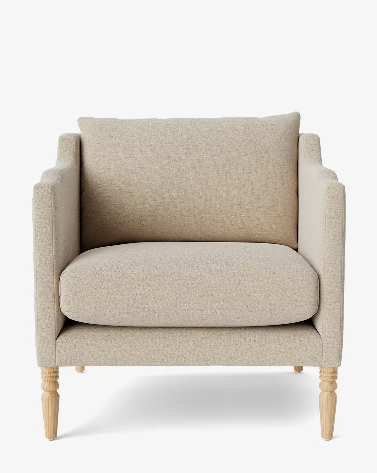 Gemma Lounge Chair - Sand Crypton, Oak product