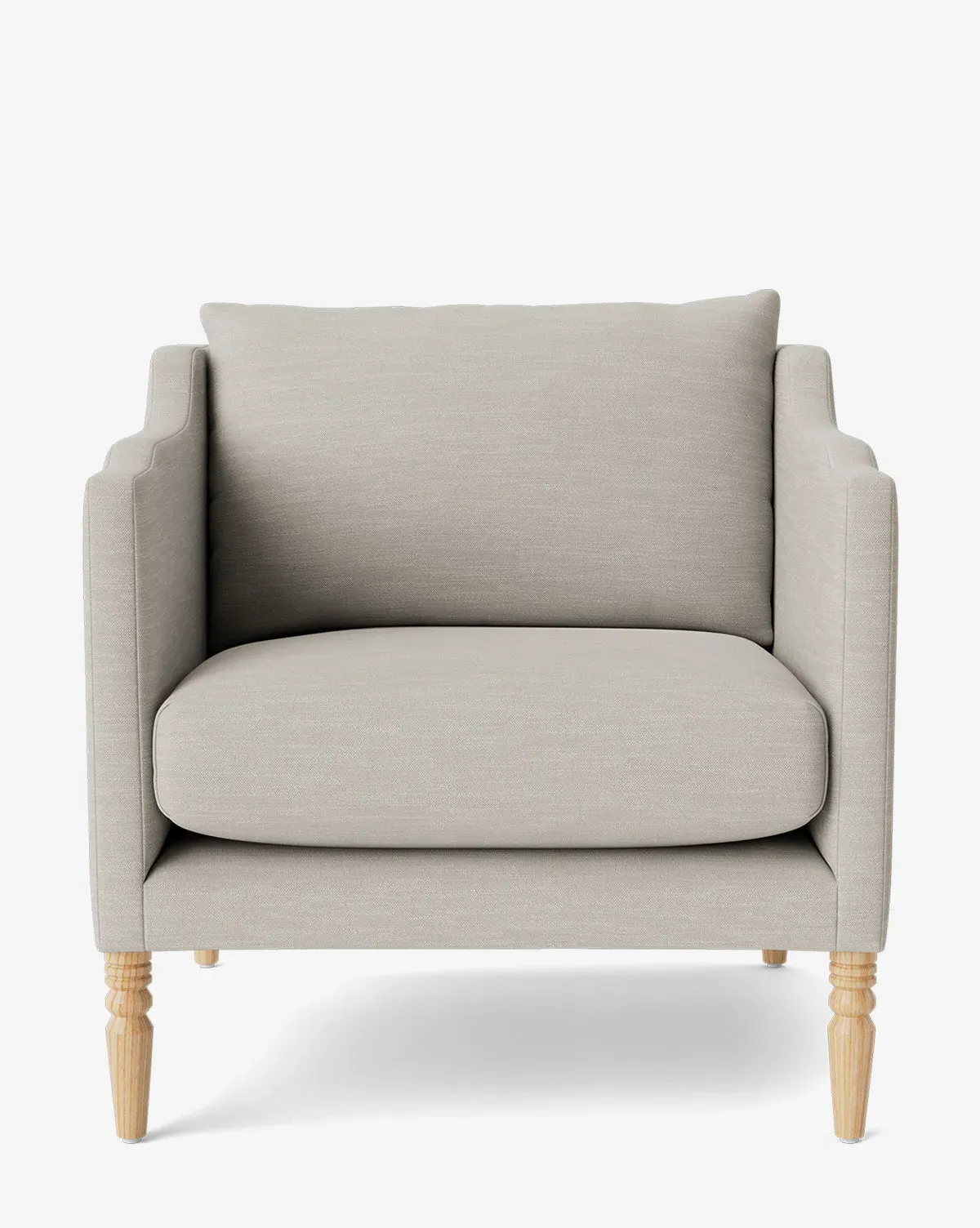 Gemma Lounge Chair - White Sands, Perennials/Oak product