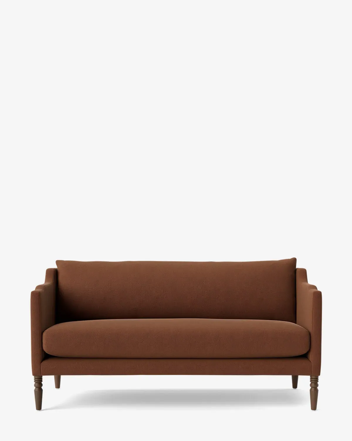Gemma Settee - Auburn Chestnut, Velvet product