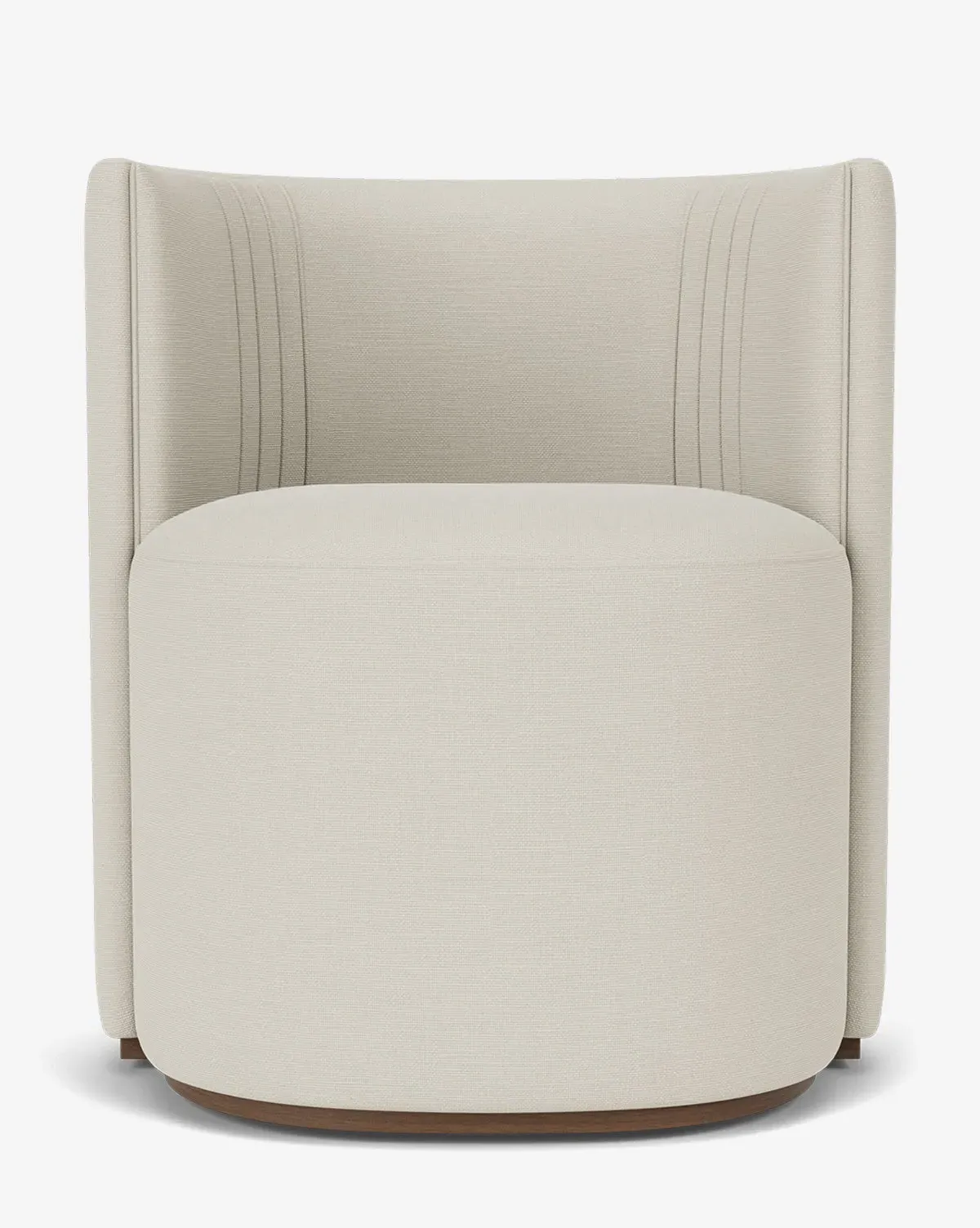 Georgina Barrel Back Dining Chair - Egret, Perennials Fabric product