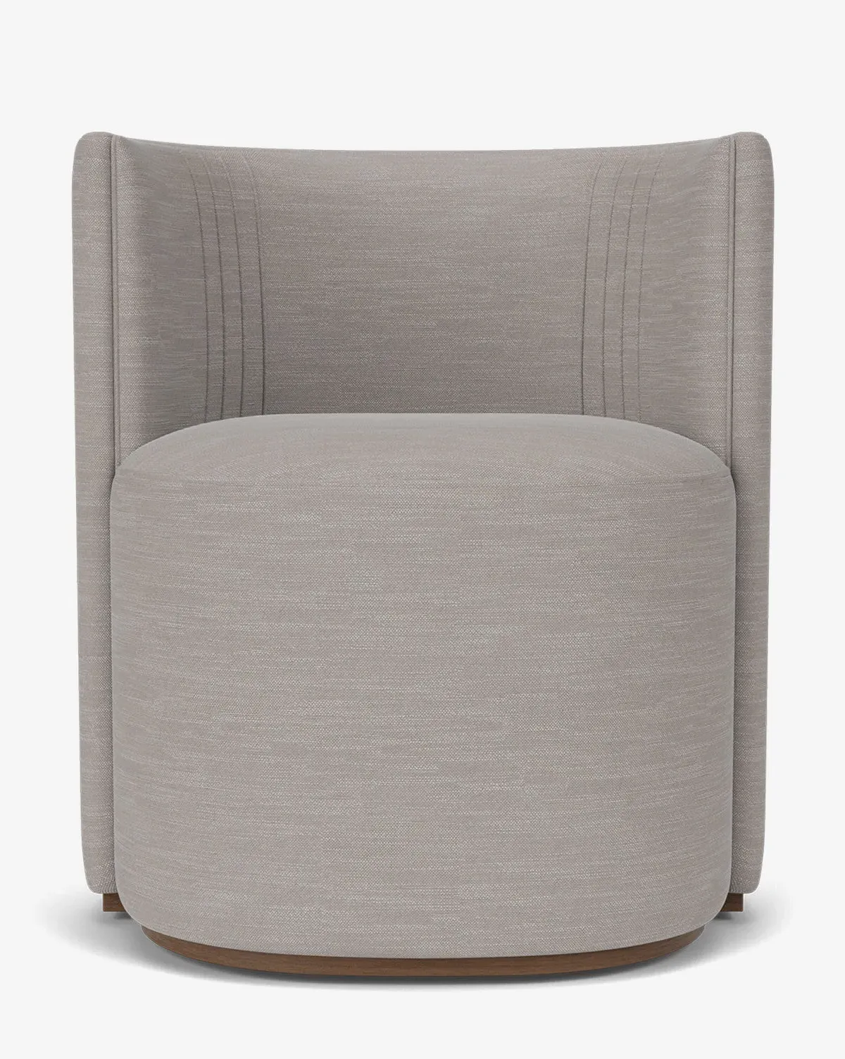 Georgina Barrel Back Dining Chair - Nickel, Perennials product