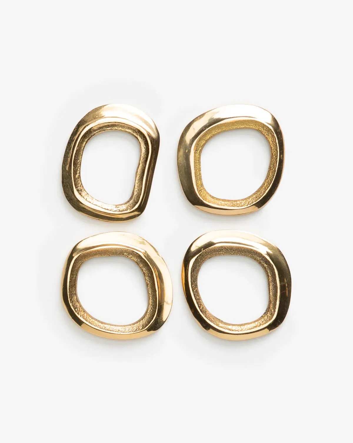Gilford Napkin Rings Set of 4 - Brass product