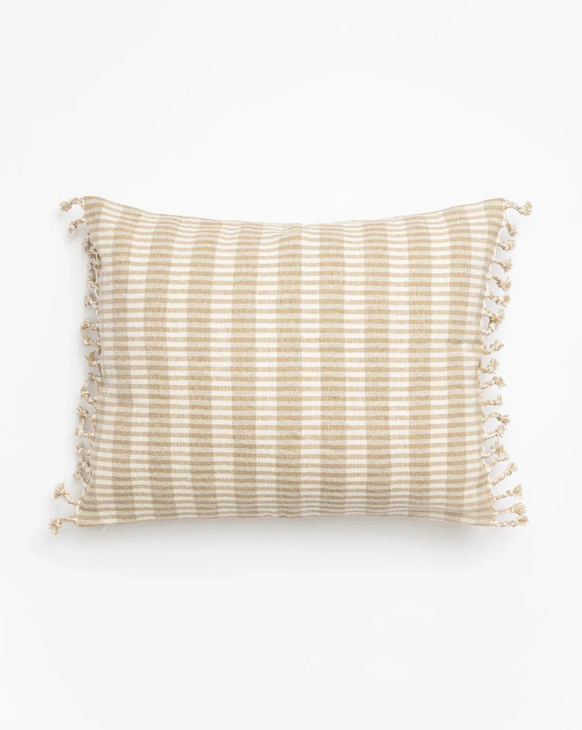 Gwen Pillow Cover - Tan, Linen-Cotton product