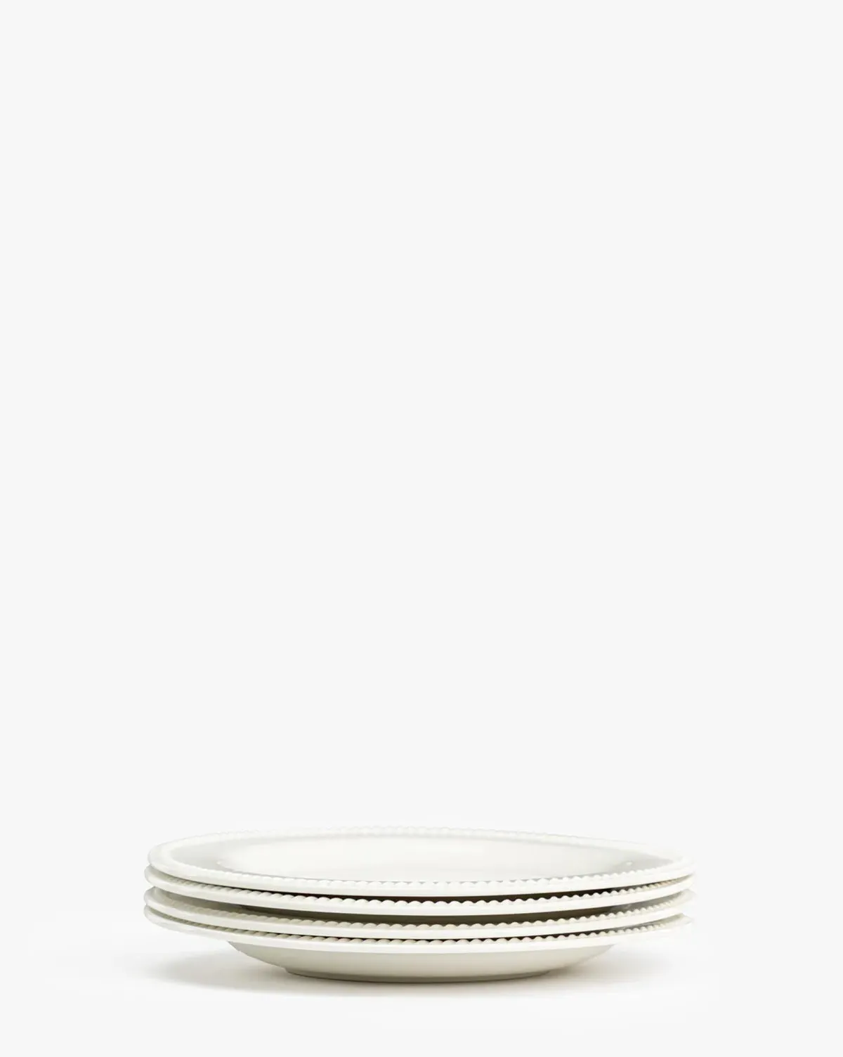 Halloway Salad Plates Set of 4 - Ivory, Stoneware product