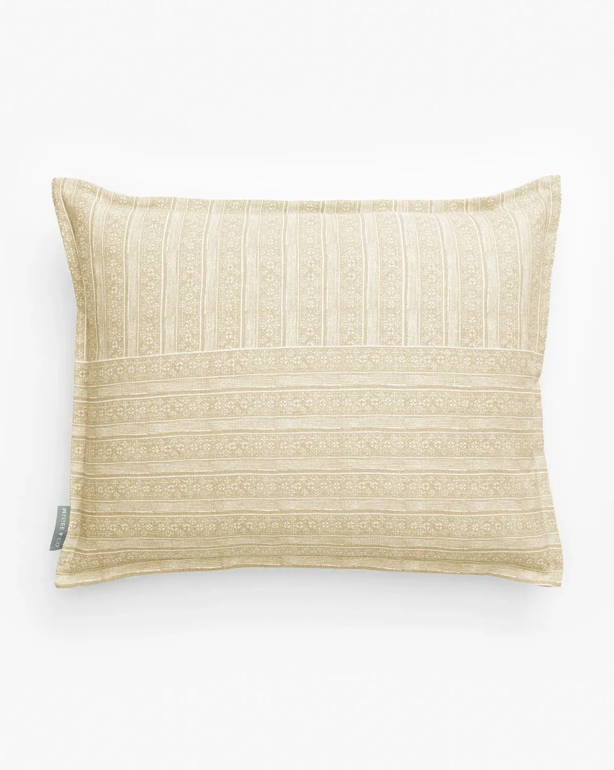 Halstead Pillow Cover - Tan, Cotton Linen Blend product