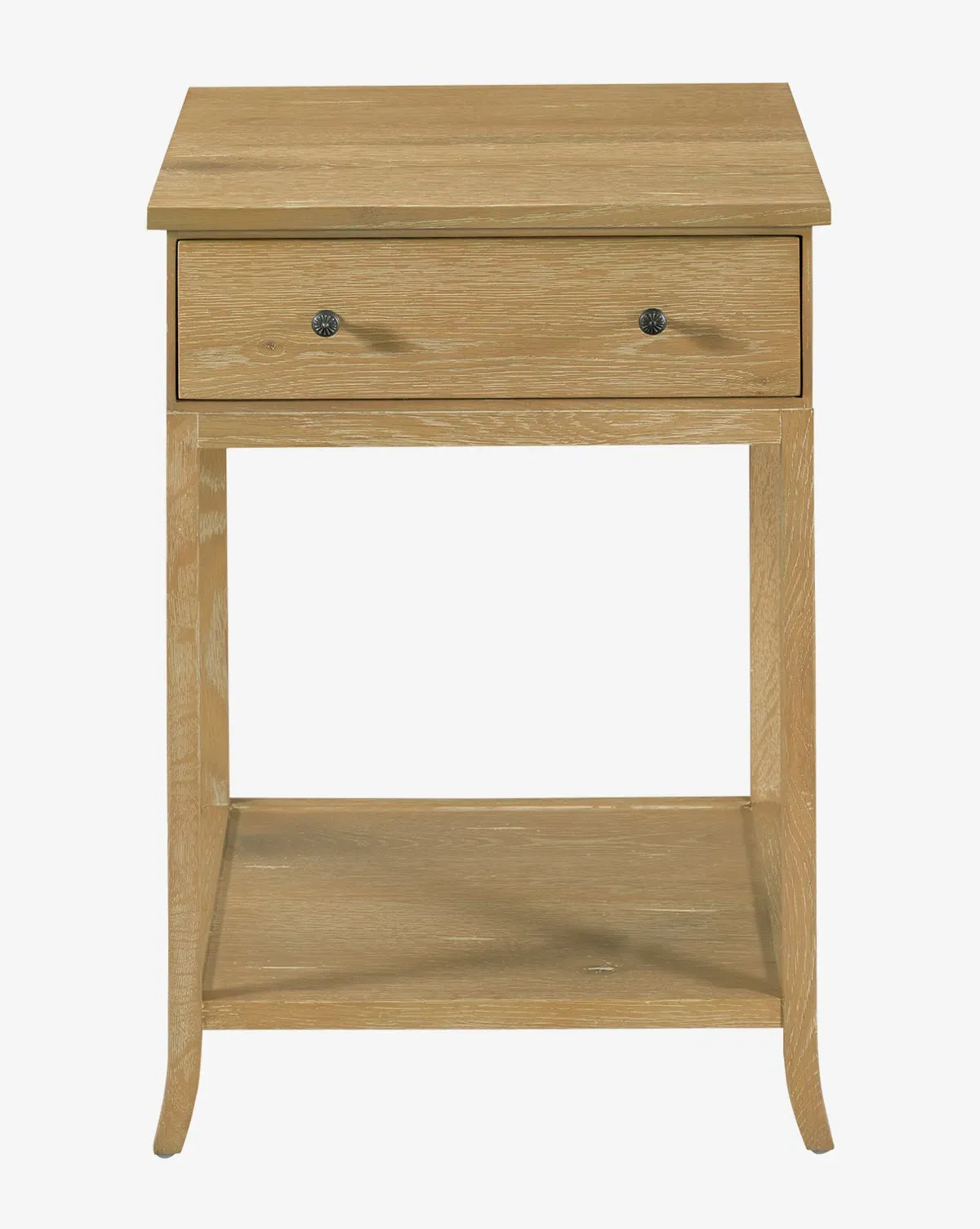 Harrisburg Side Table with Drawer - Lime Washed Oak product