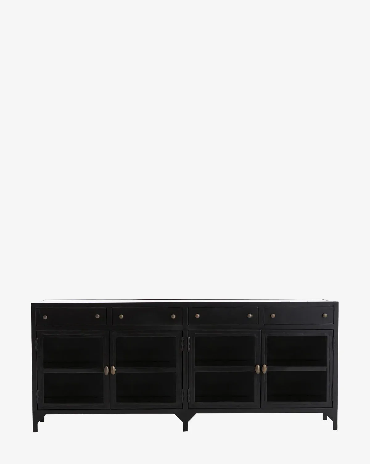 Harry Sideboard - Black, Glass & Iron product
