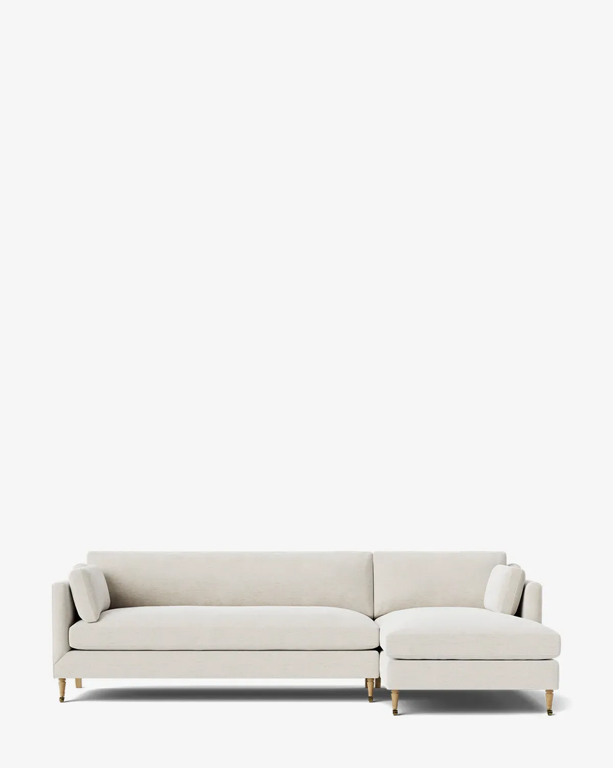 Haverford Left Chaise Sectional - Alabaster, Crypton product