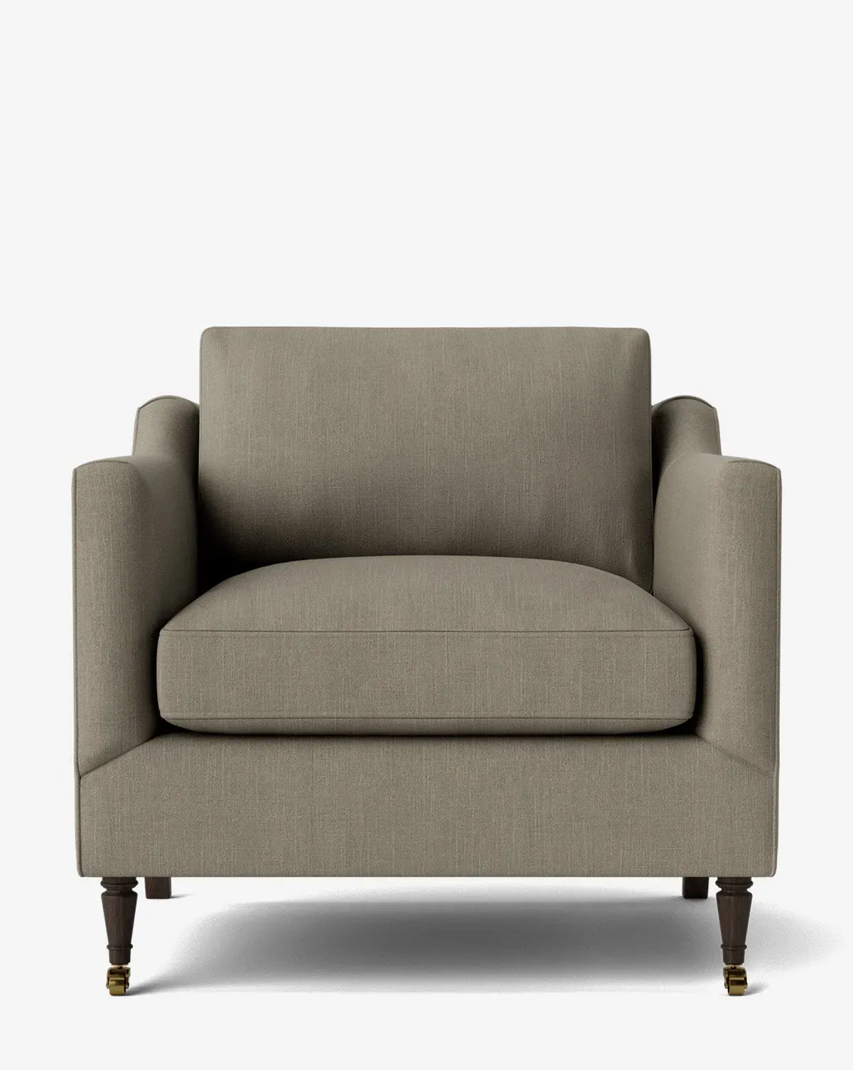 Haverford Lounge Chair - Belgian Linen, Chocolate product