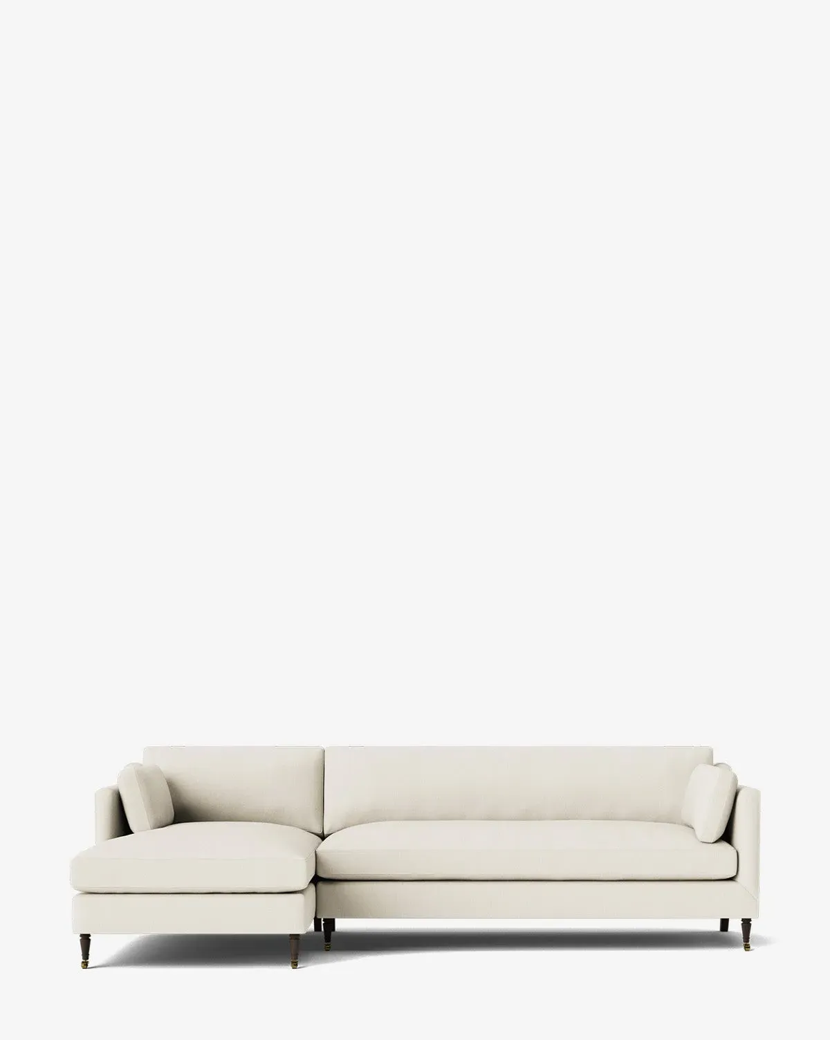 Haverford Right Chaise Sectional - Chantilly, Belgian Linen product