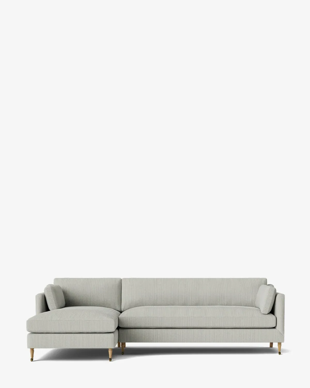 Haverford Right Chaise Sectional - Cove Stripe, Woven product