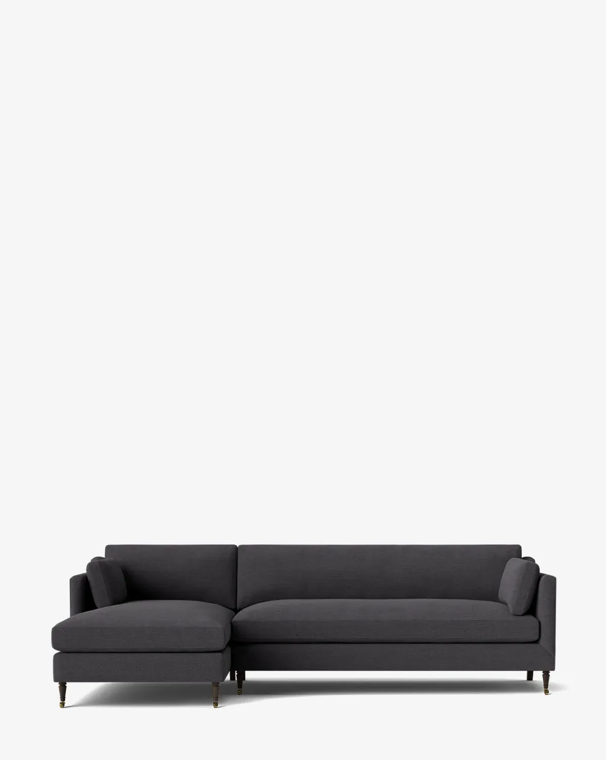 Haverford Right Chaise Sectional - Slate, Crypton product