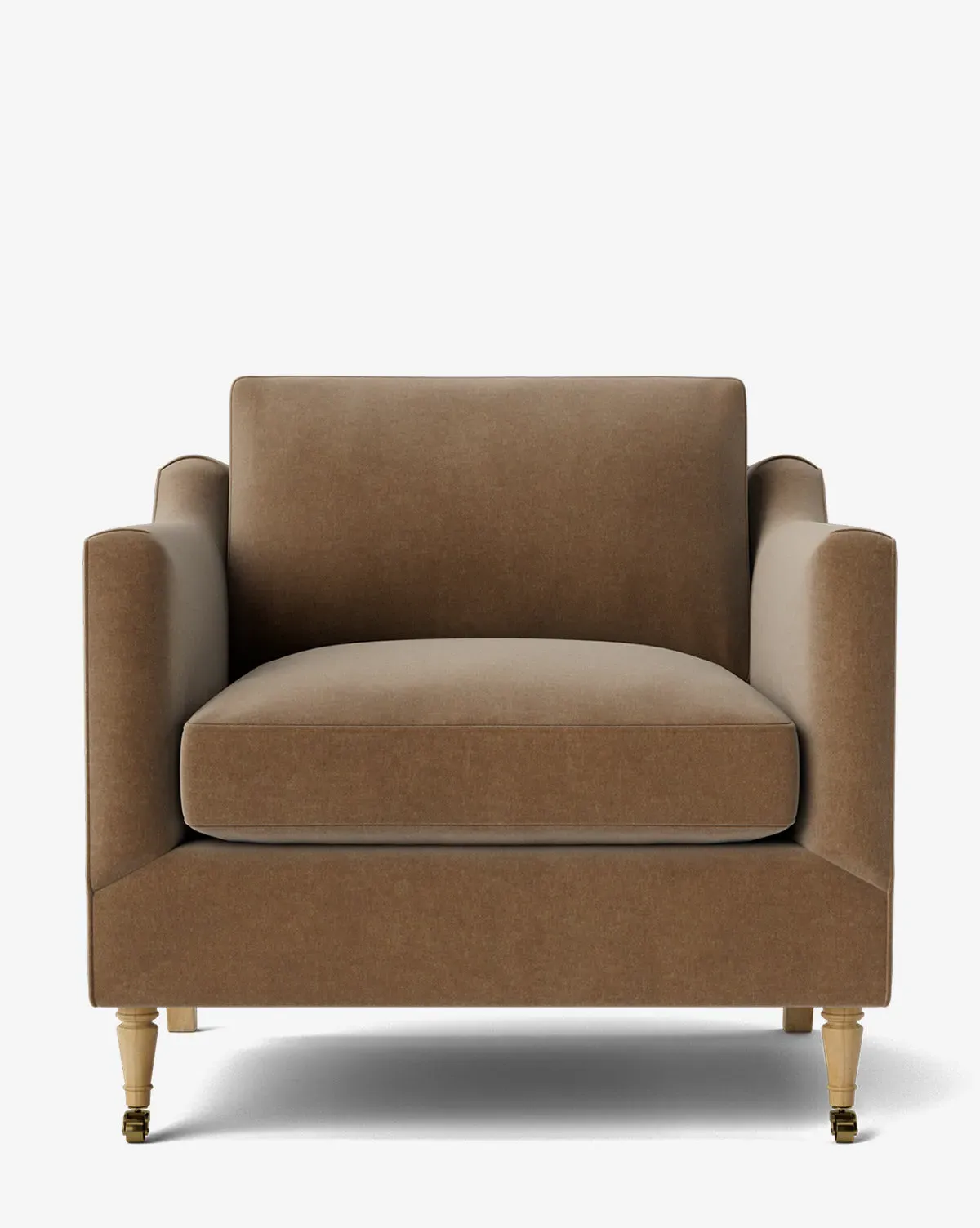 Haverford Upholstered Lounge Chair - Chai, Velvet product