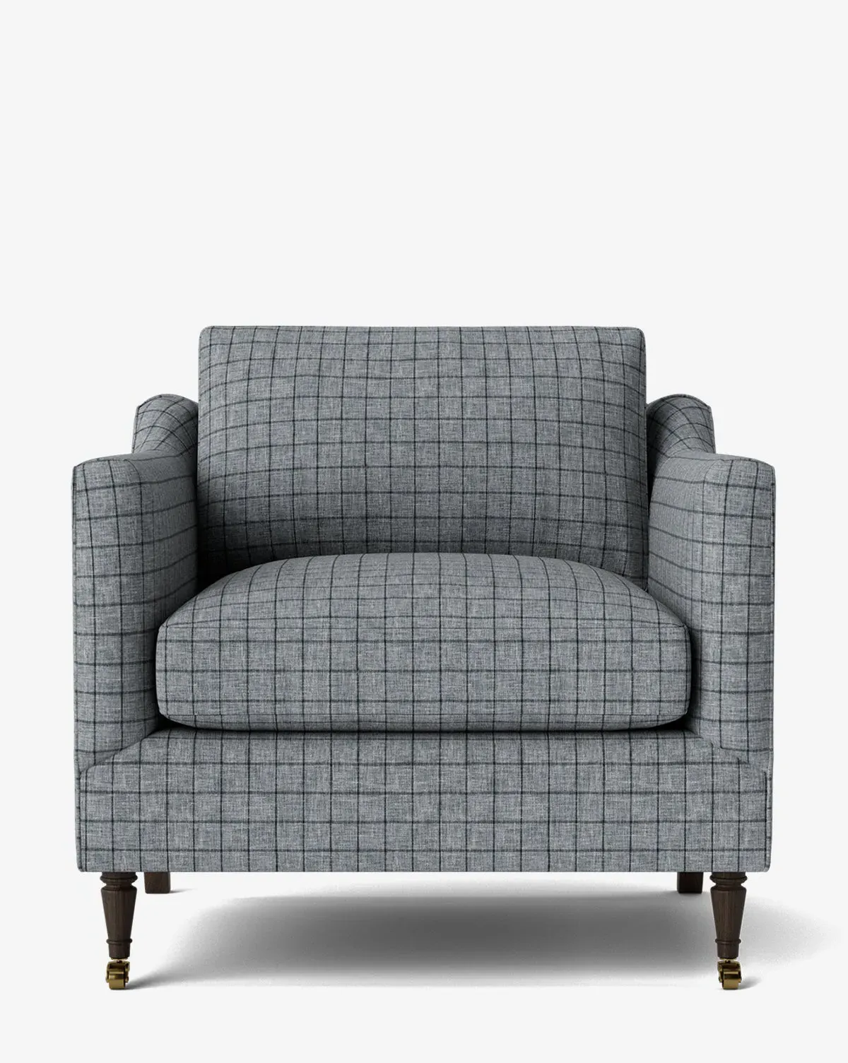 Haverford Upholstered Lounge Chair - Chocolate, Woven product