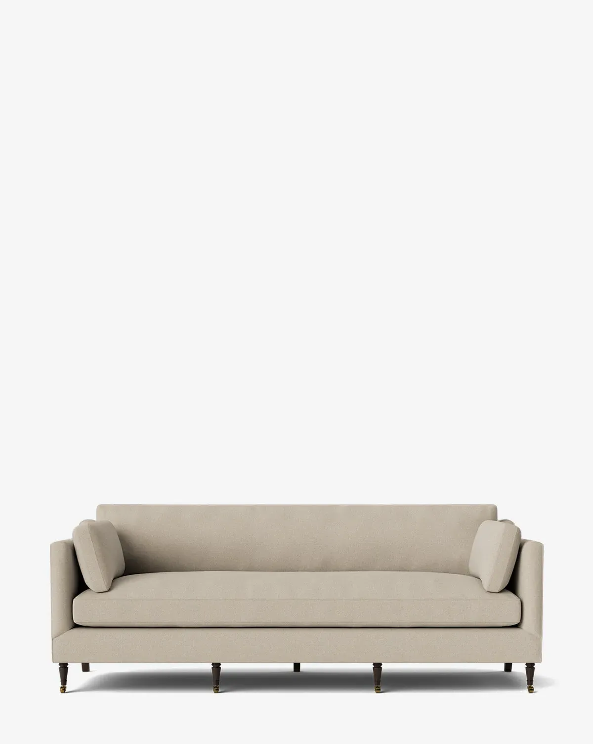 Haverford Upholstered Sofa - Chocolate, Woven Fabric product