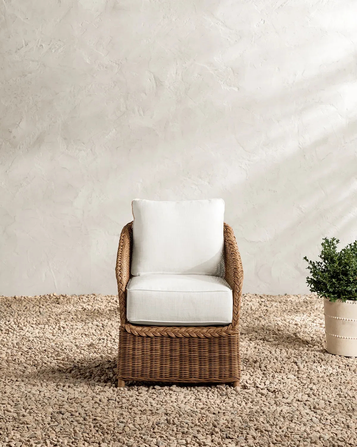 Haviland Outdoor Dining Chair - Wicker, Metal product
