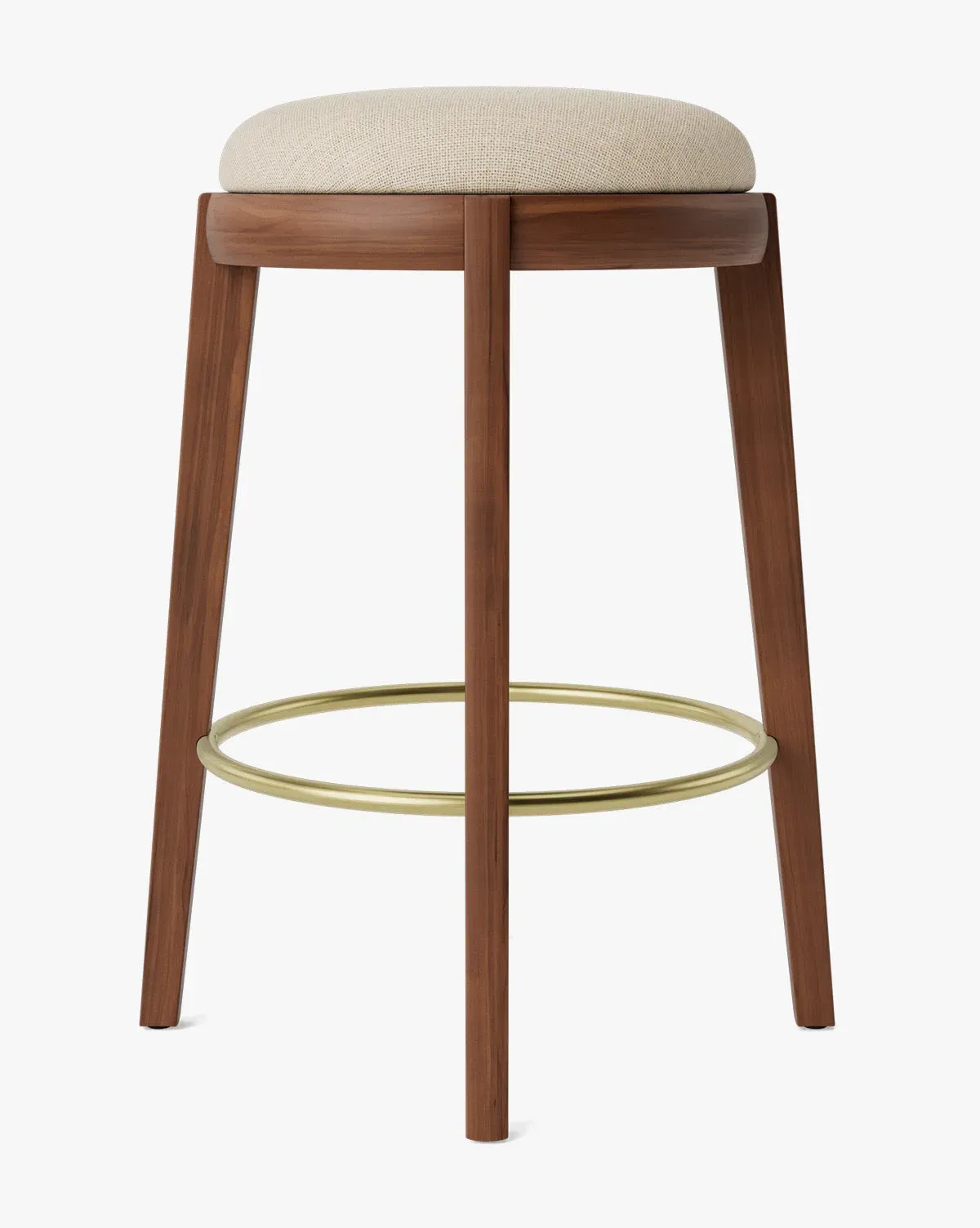 Hayes Counter Stool - Bisque Linen, English Oak product