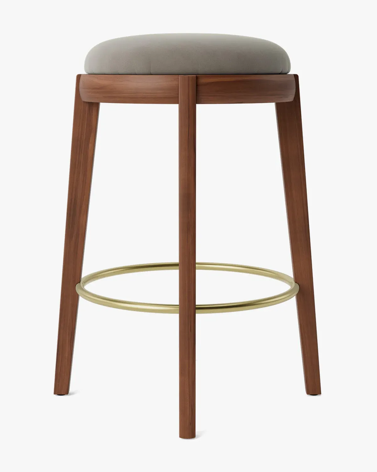 Hayes Counter Stool - Dovetail Velvet, English Oak product