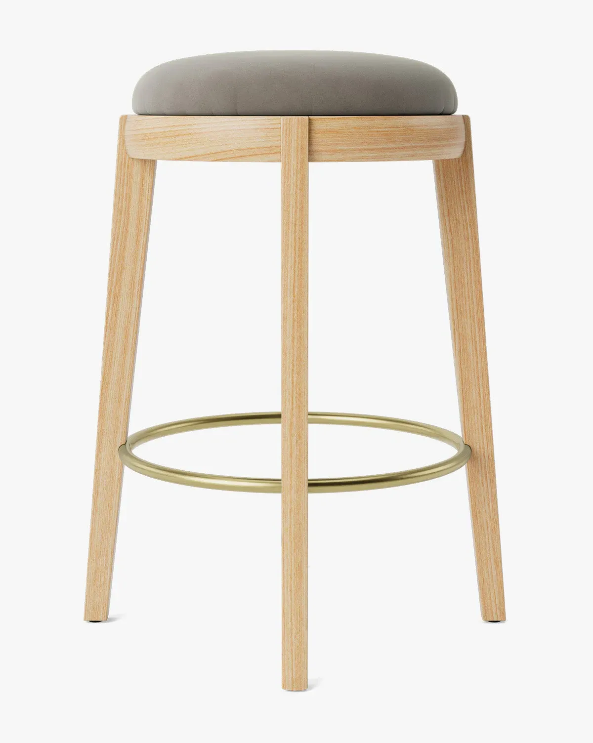 Hayes Counter Stool - Dovetail Velvet, White Oak product