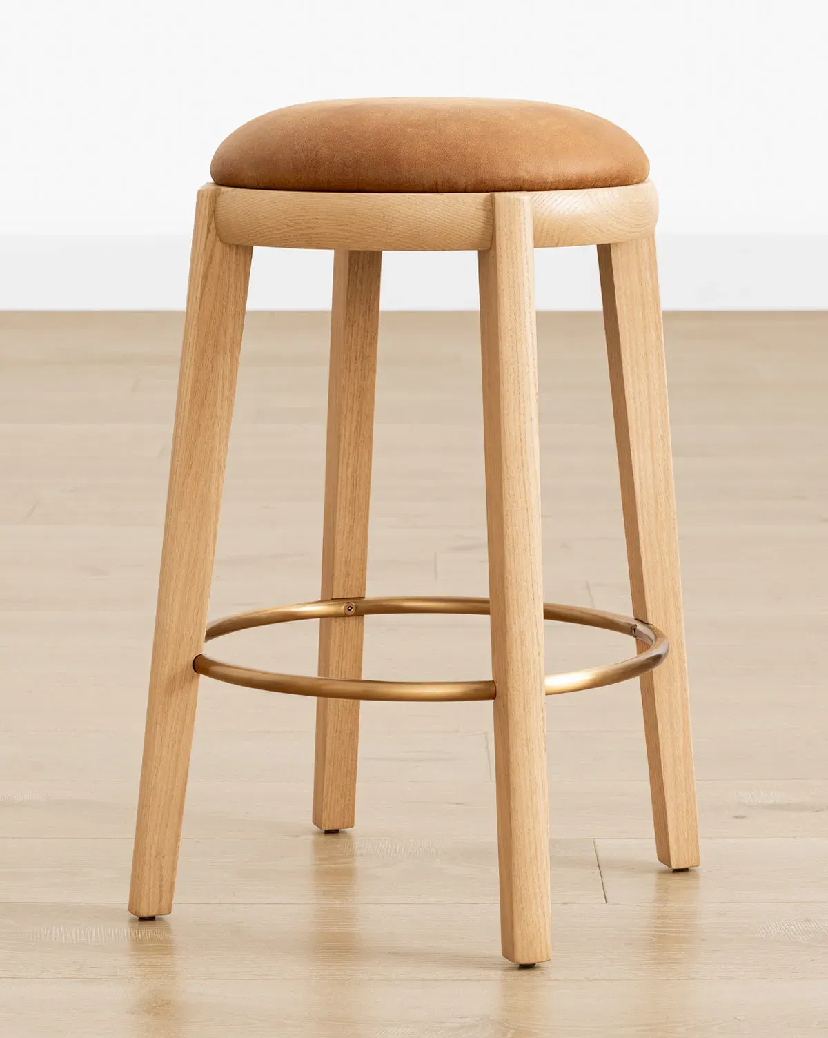 Hayes Counter Stool - Leather, Wood product