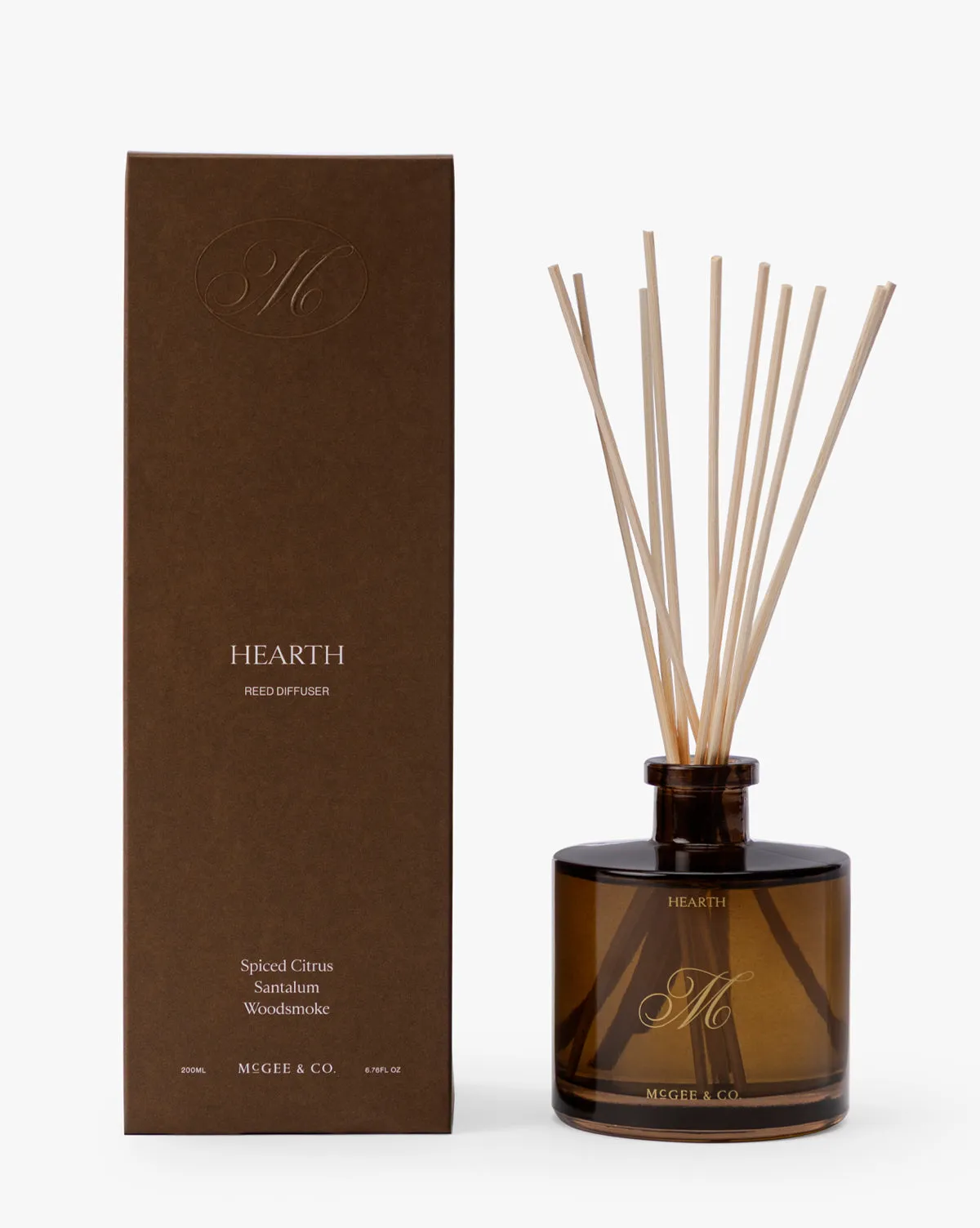 Hearth Reed Diffuser - Smoked Wood & Amber product