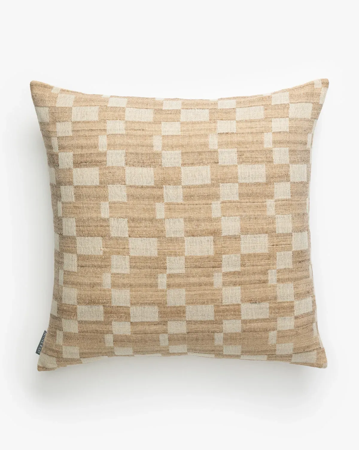 Hedgerow Pillow Cover - Light Brown, Wool & Silk product