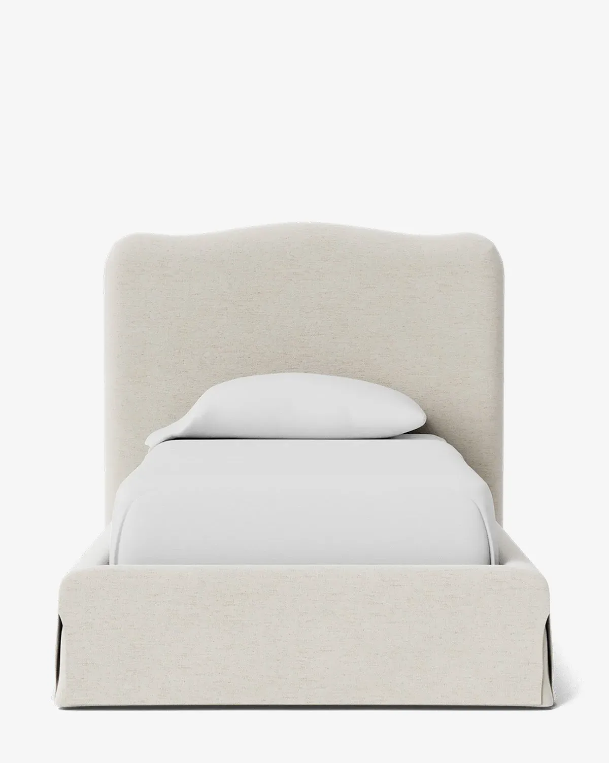 Henrietta Twin Size Bed Frame - Alabaster, Crypton product