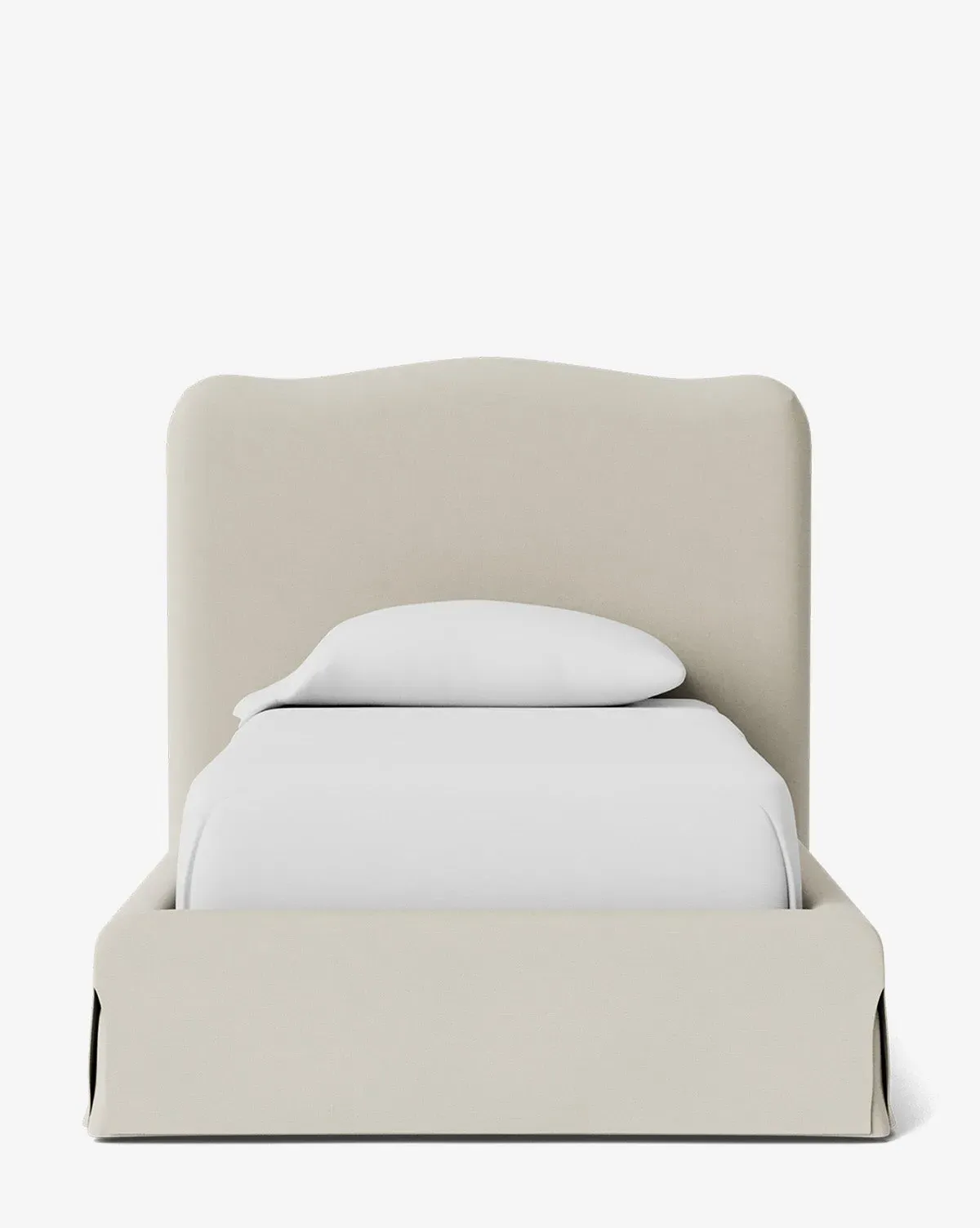 Henrietta Twin Size Bed Frame - Egret, Perennials product