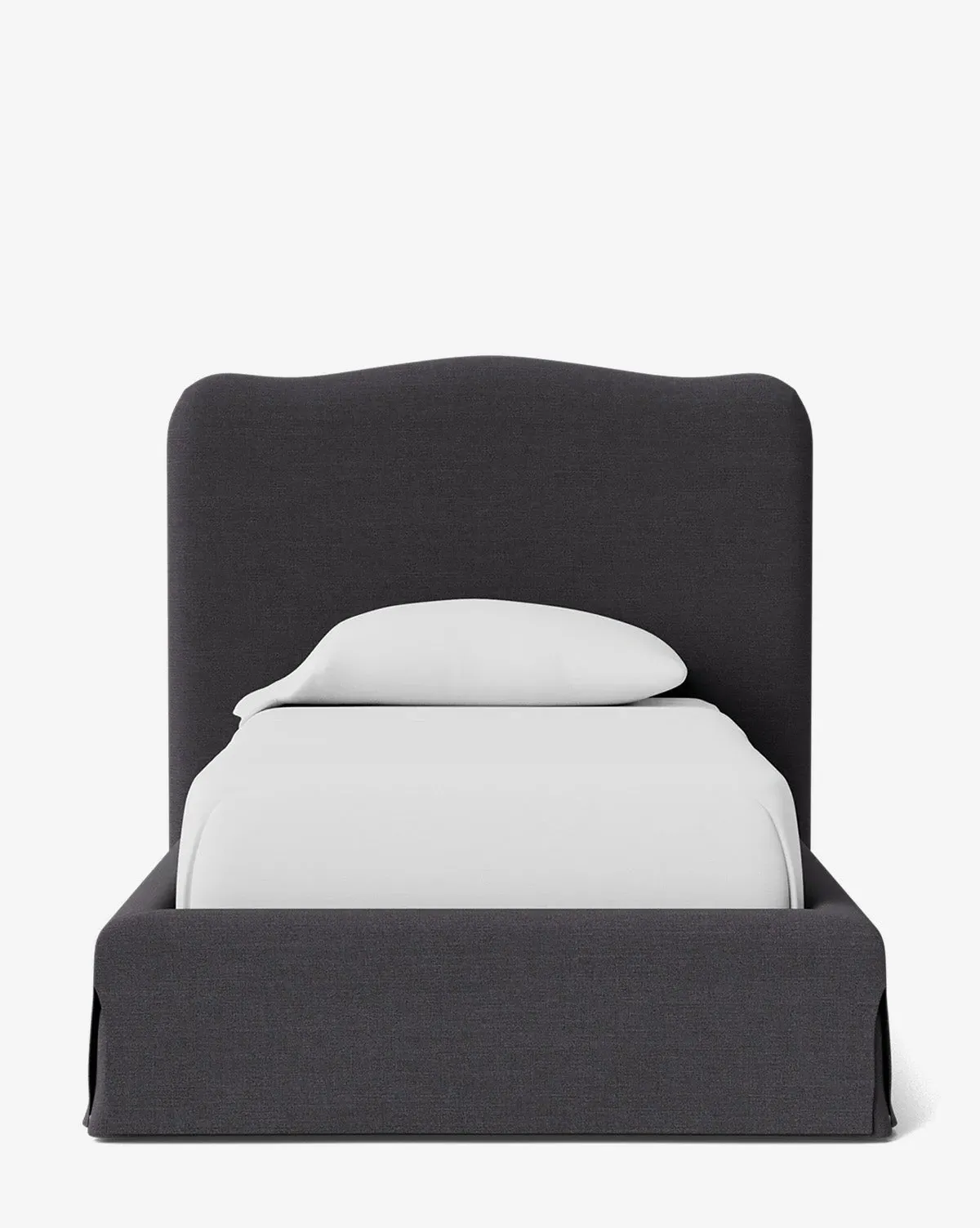 Henrietta Twin Size Upholstered Bed - Slate, Crypton product