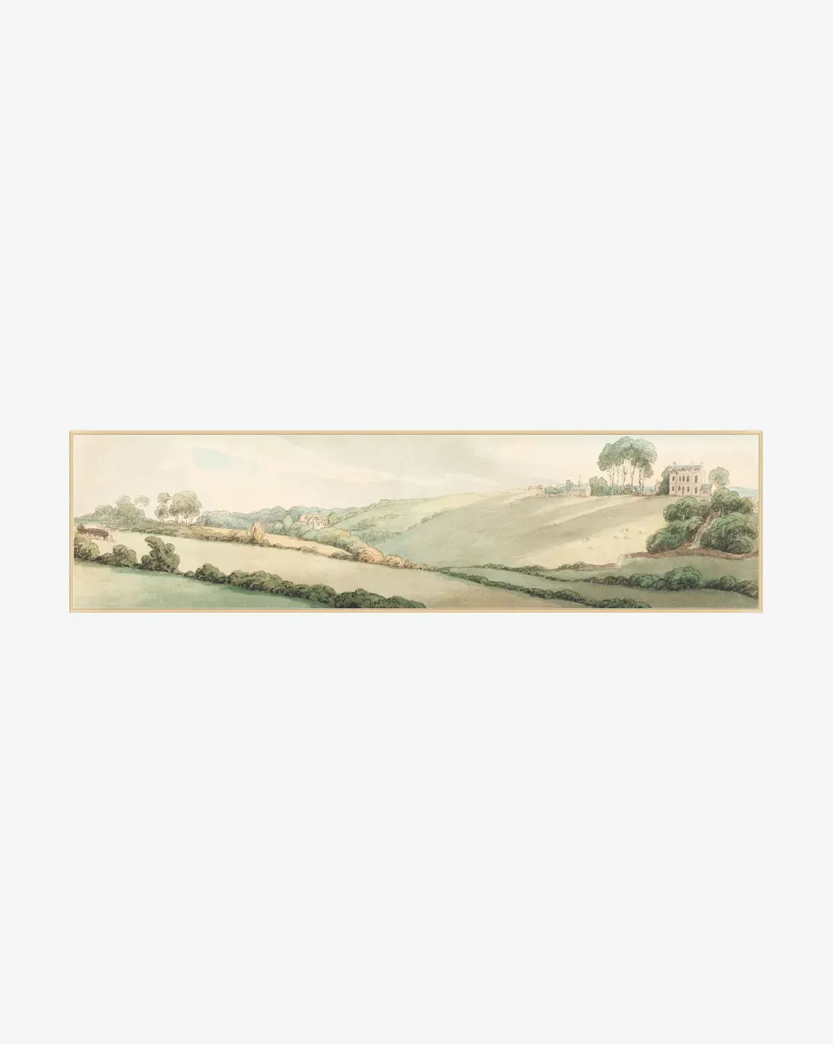 Hillside Cottage Framed Wall Art product