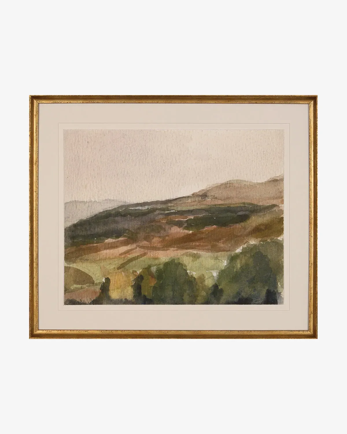 Hillside Trail Framed Artwork - Gold product