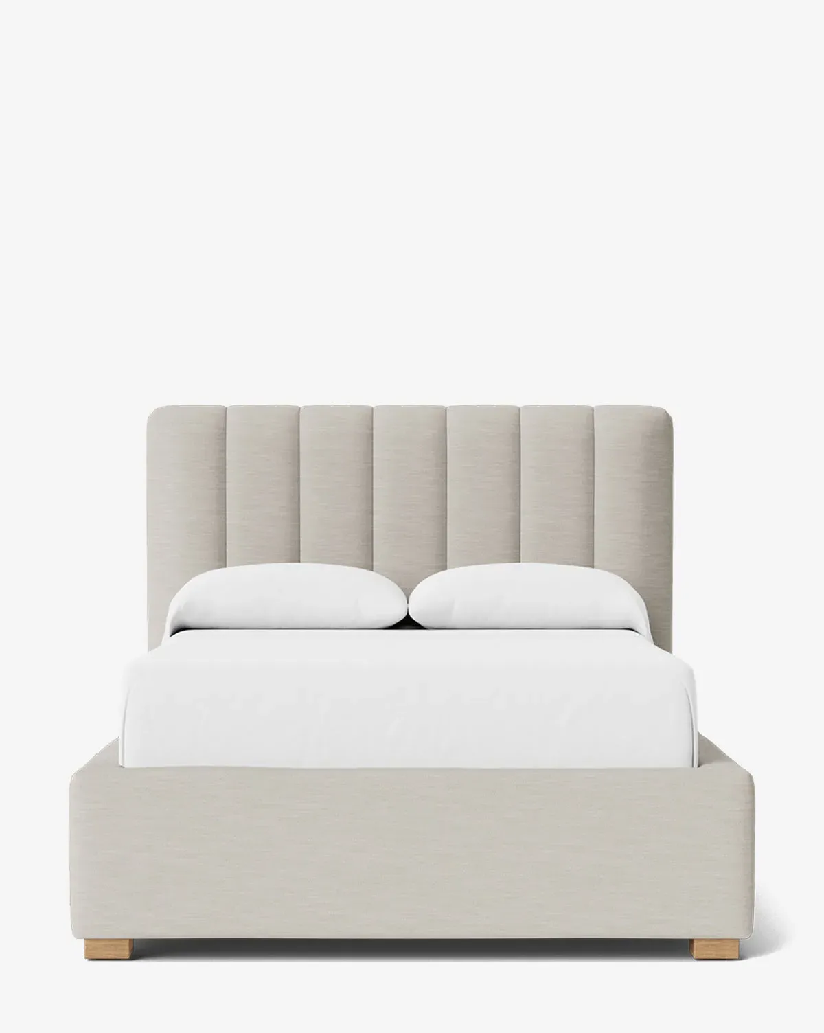 Hoffman Full Size Bed Frame Low Headboard - White Sands, Perennials product